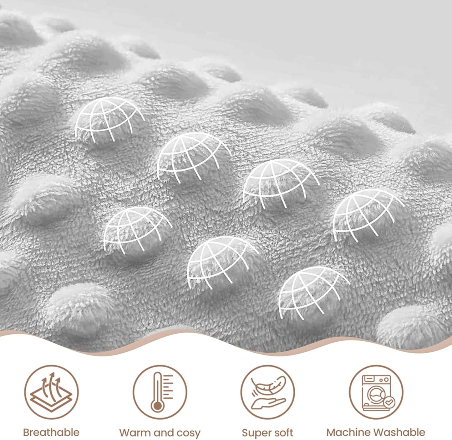 SANDJEST Dinosaurs Blanket for Boys - 30 x 40 Minky Kid Blankets Gift for Kids on Christmas Birthday