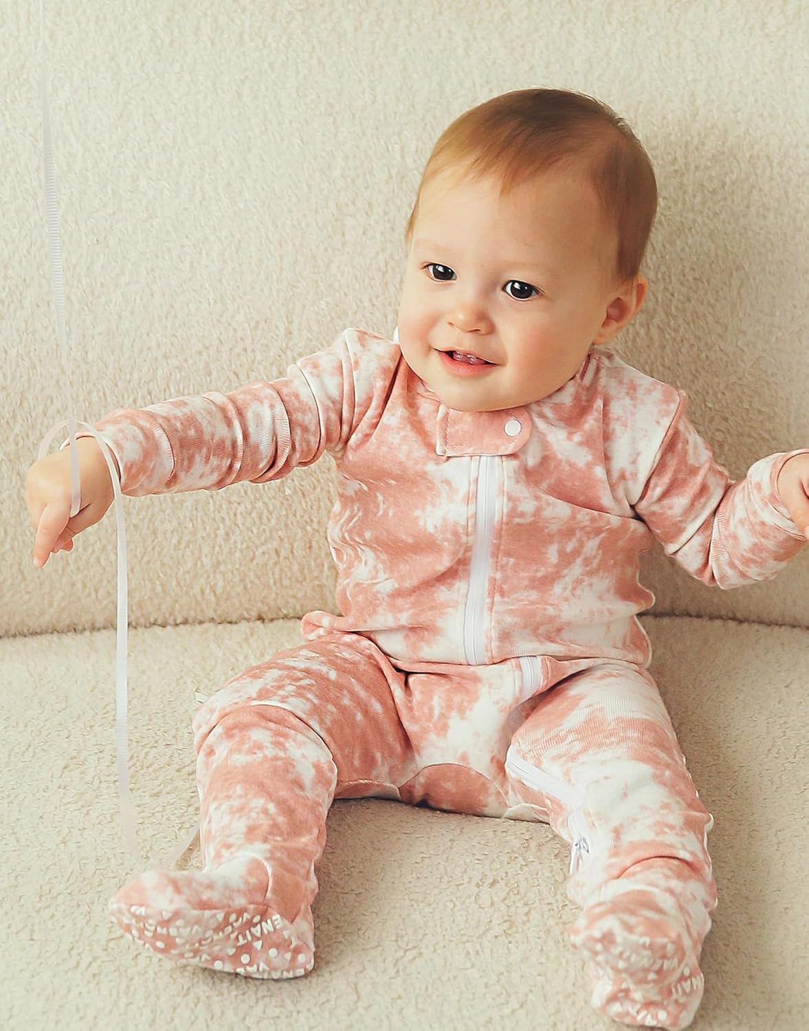 VAENAIT BABY Infant Toddler Boys Girls Footed Pajamas One-PIece Romper Sleep and Play 0M-2T