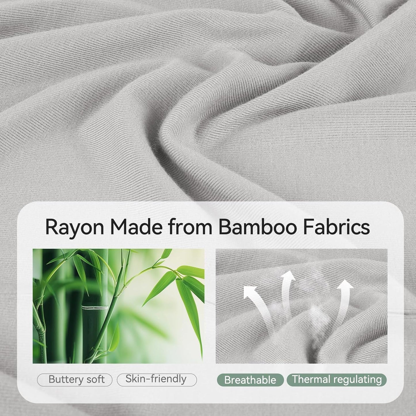 BubblePanda Rayon Made From Bamboo Baby Pajamas Baby Clothes for Boys Girls Unisex Zip-Front Non-Slip Onesie Sleeper