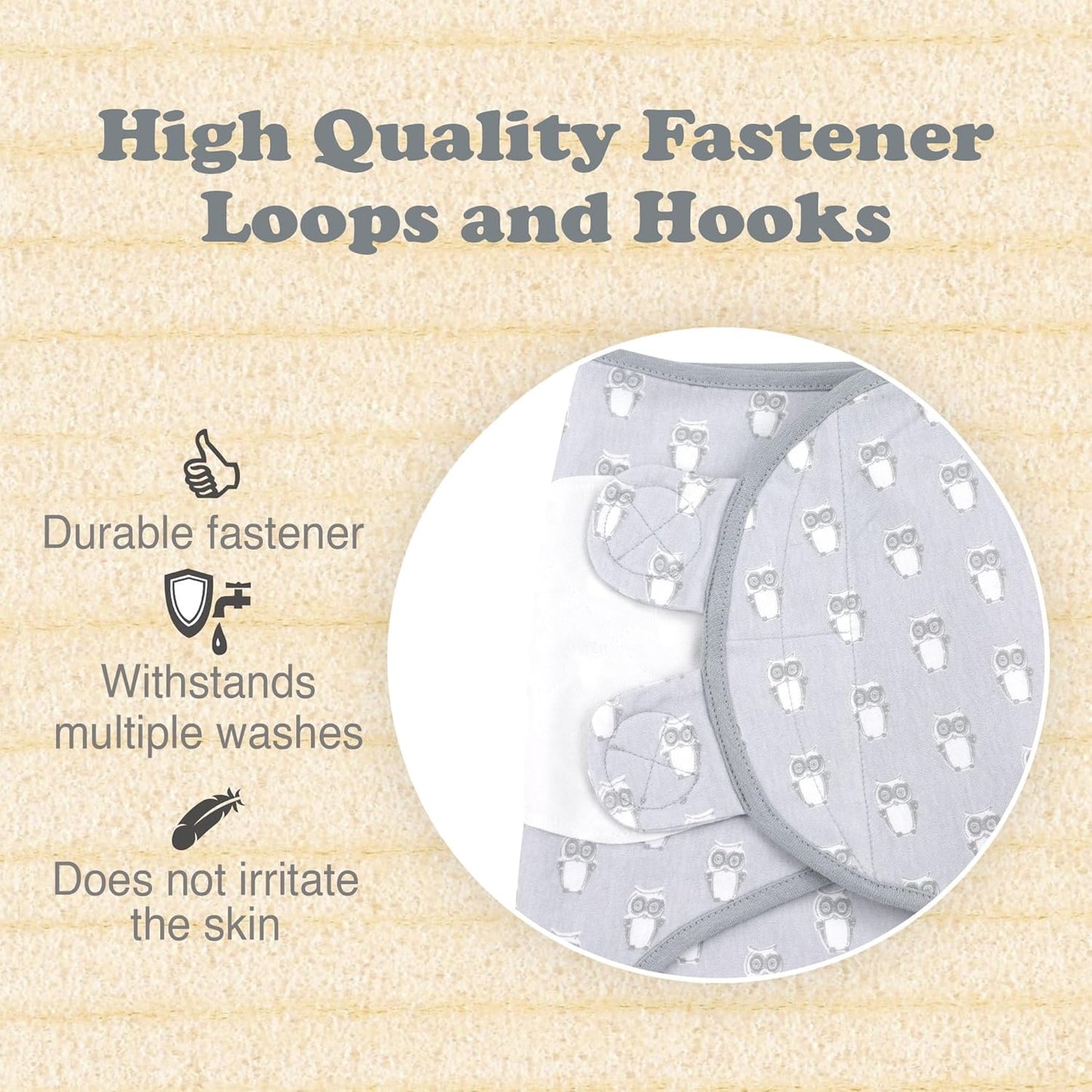 Bublo Baby Swaddles for Newborns – 3-Pack Infant Swaddles 0-3 Months – Adjustable Newborn Swaddle Sleep Sack – Soft Organic Cotton Baby Wrap for Safe & Cozy Sleep