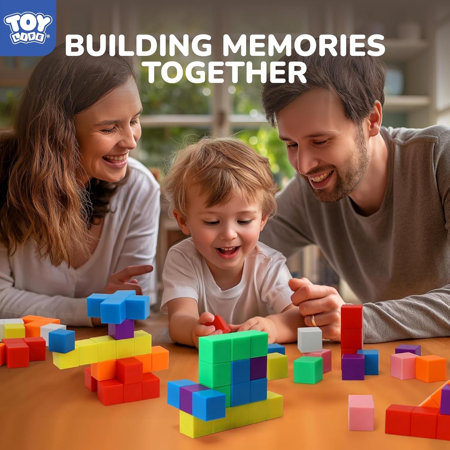 TOY Life 64 Pcs Magnetic Blocks for Toddlers Age 3-5 Magnet Blocks Magnetic Building Block for Kids Ages 4-8 Magnet Block for Kids 3-5 Preschool Creative Stem Building Toys