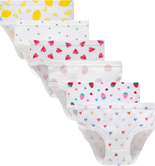 Barara King Little Girls' Soft Cotton Underwear Toddler Undies Kids panties