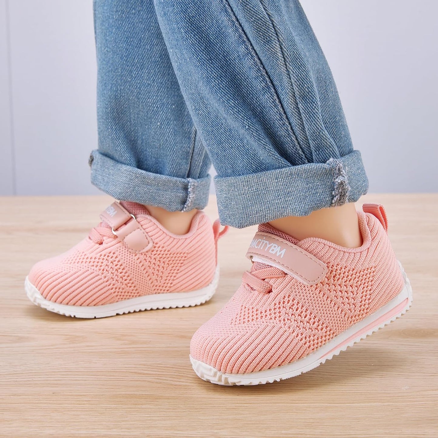 BMCiTYBM Baby Boy Girl Shoes Breathable Mesh Walking Shoes Lightweight Non-Slip Sneakers Infant First Walkers 6 9 12 18 24 Month