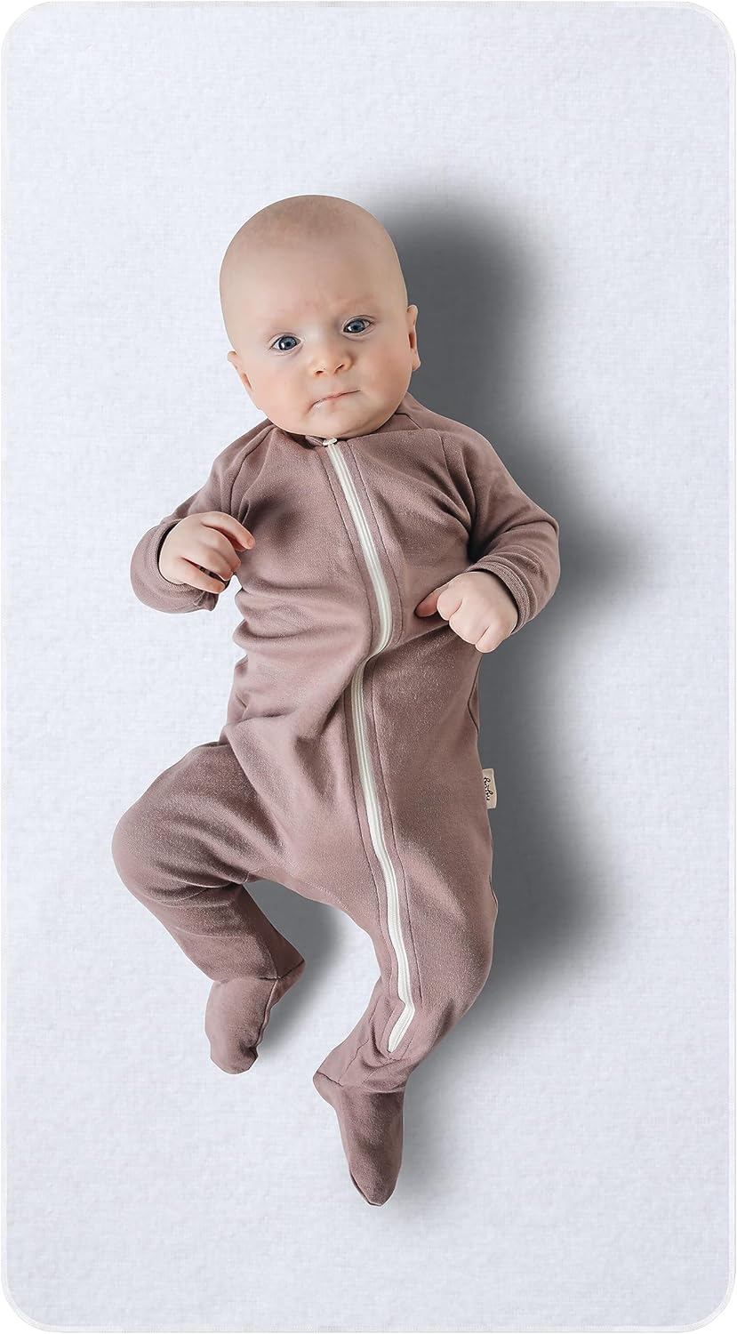 Flannel Crib Protector Pad，100％ Waterproof Mattress Protector Pad, One Size, 34" X 36"