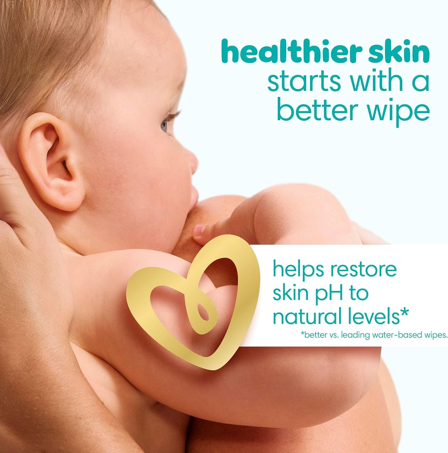 Pampers Baby Wipes Sensitive, Water Based Baby Wipes, Hypoallergenic and Unscented Baby Wipes, 168 Wipes Total (2 Flip-Top Packs)