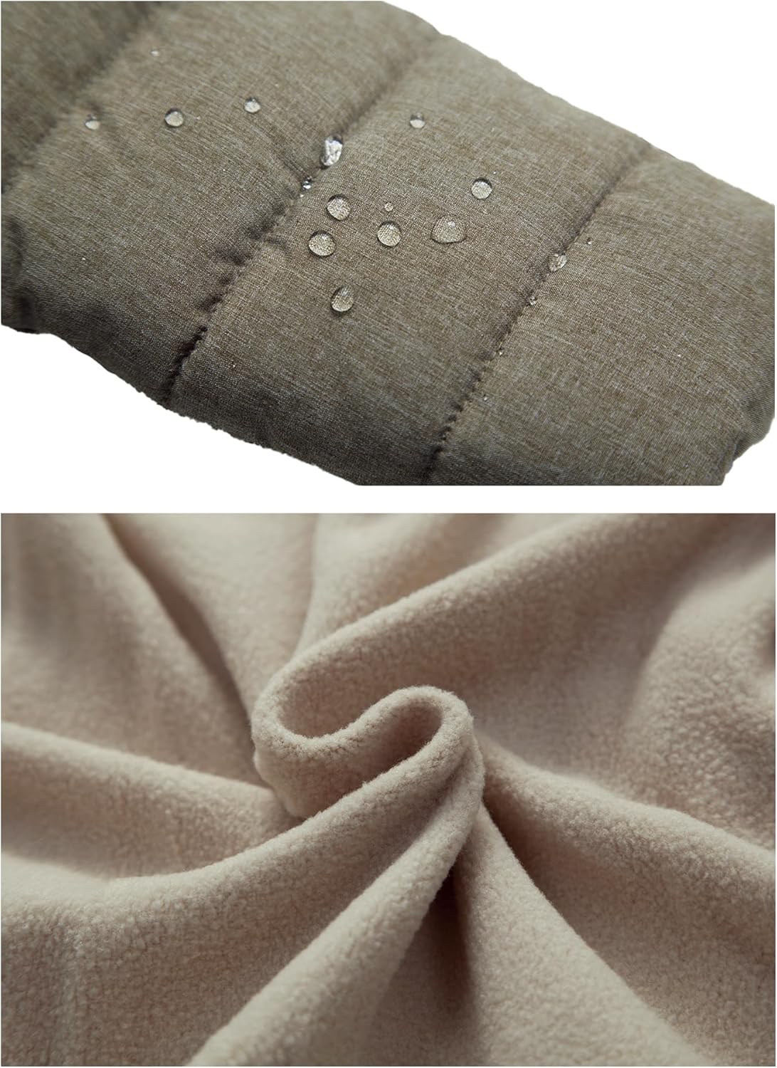 Rokka&Rolla Baby Boys' Water-Resistant Fleece Lined Puffer Jacket Winter Coat for Newborn Infant Toddler