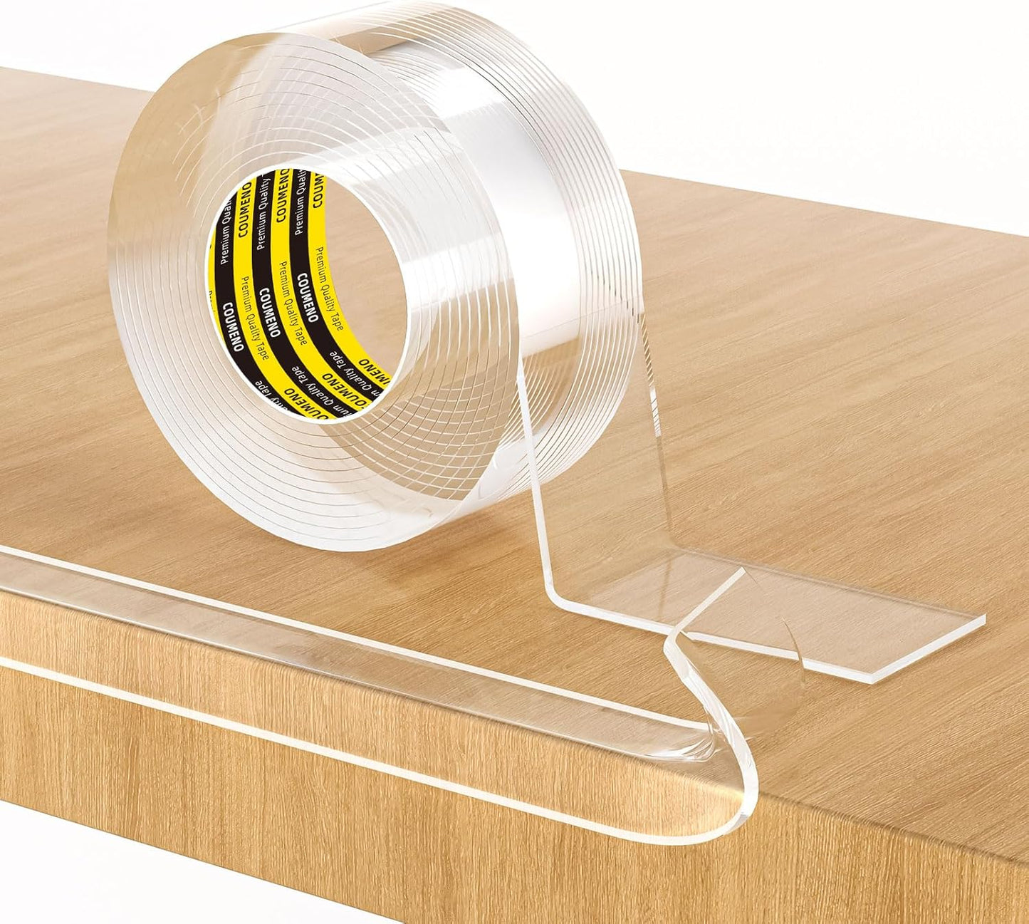 Clear Edge Protector, 0.8in x 9.84FT, Safe Corner Protector, Anti-Sharp Edge Protector, for Furniture, Drawers, Tables, Cabinets