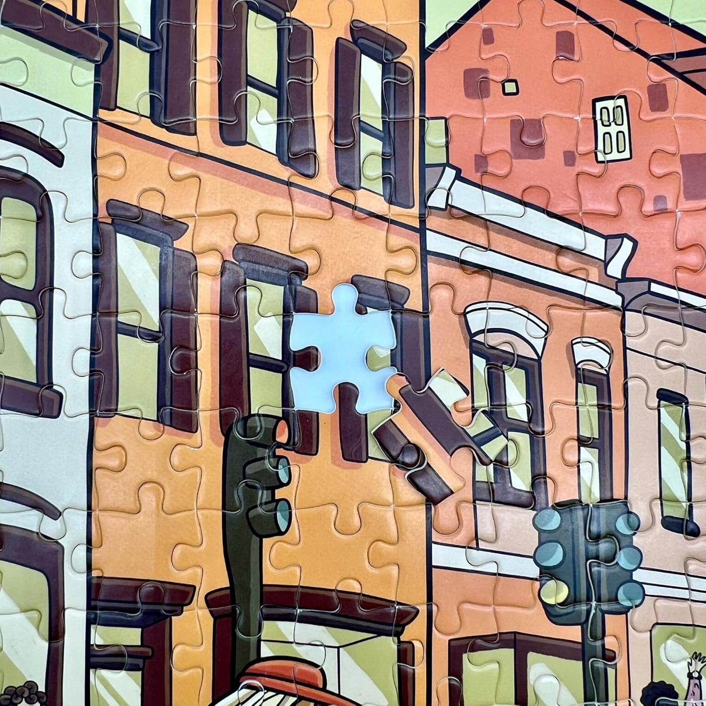 500 Piece Jigsaw Puzzle – Georgetown – Washington, D.C. – 15.8 x 19.7 inches – Premium Quality Printed Cardboard – Numbered Pieces – Suitable for Ages 14+