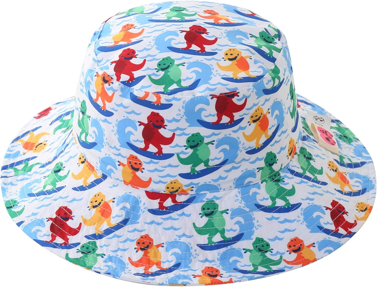 Home Prefer UPF50+ Wide Brim Sun Hat Boys Girls Sun Protection Hat Zoo Beach Swim Safari Bucket Hat for Baby Toddler Kid