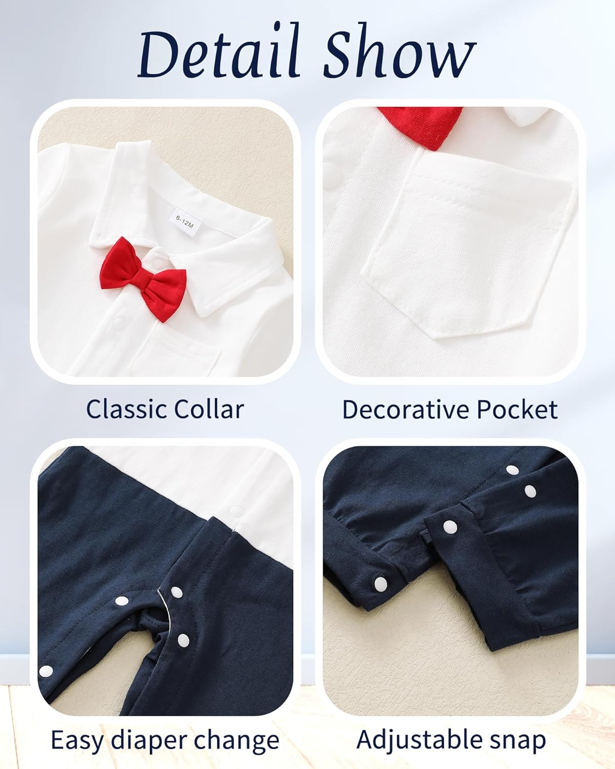 NZRVAWS Baby Boy Clothes Preemie Infant Boy Bear Outfits Jumpsuit Bodysuit Letter Print Romper