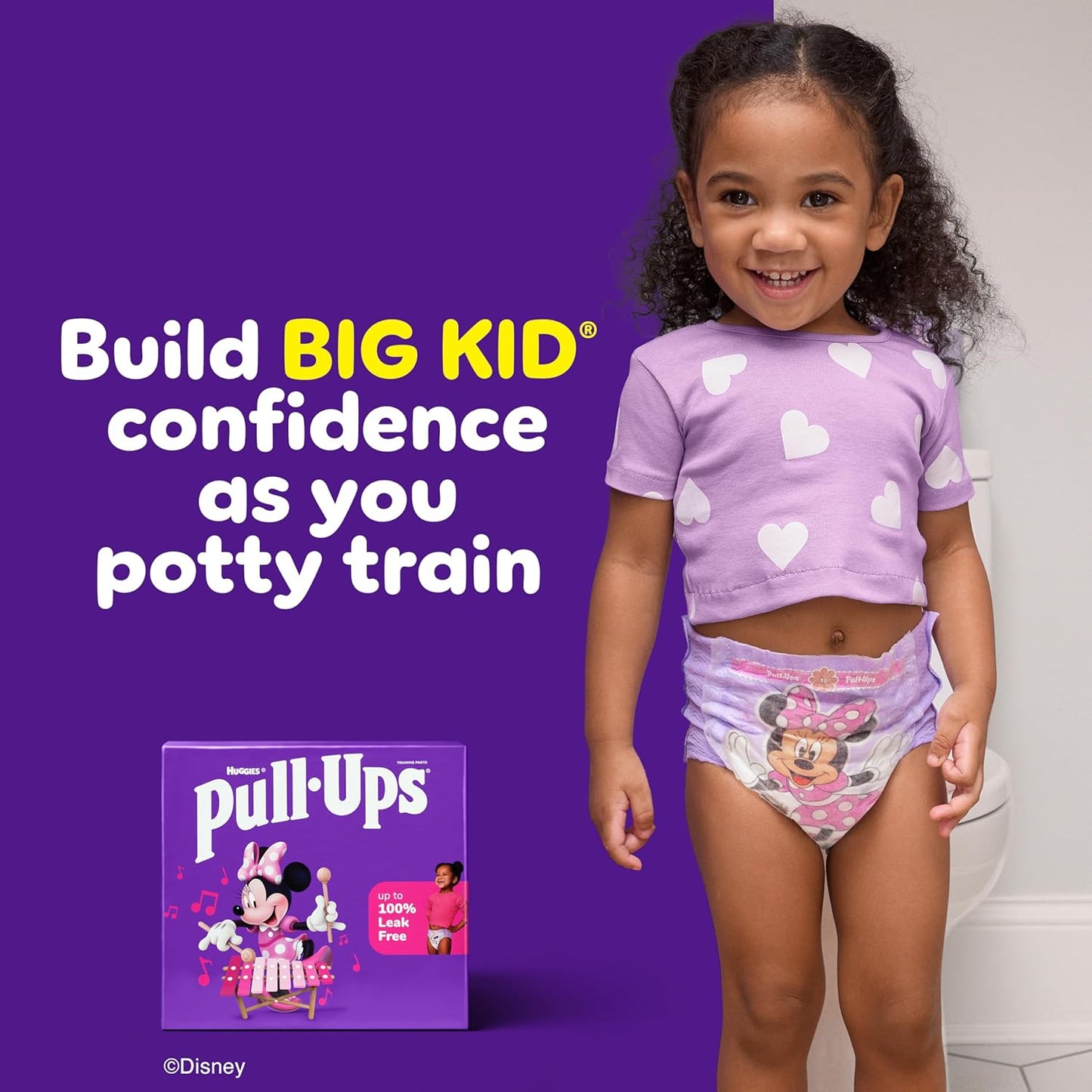 Pull-Ups Girls' Potty Training Pants, Size 4T-5T Training Underwear (38-50 lbs), 99 Count (3 Packs of 33)