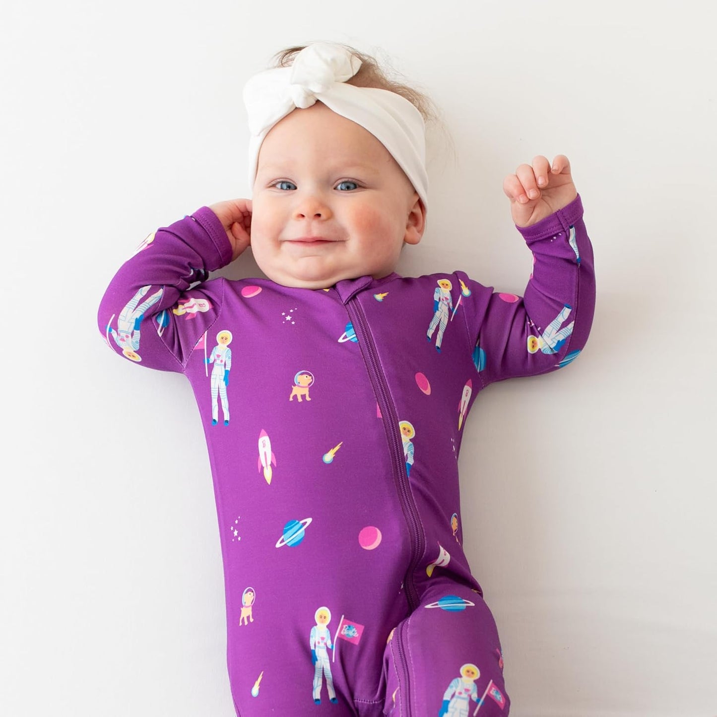 KYTE BABY Unisex Zipper Closure Footies, Rayon Made From Bamboo, 0-24 Months