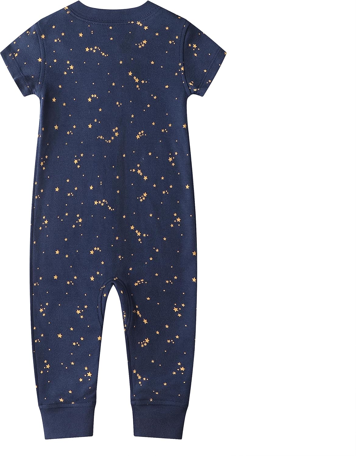 Owlivia Baby Boy Romper, Unisex Short-sleeve Summer Outfit, 100% Organic Cotton Girl One-Piece Jumpsuit