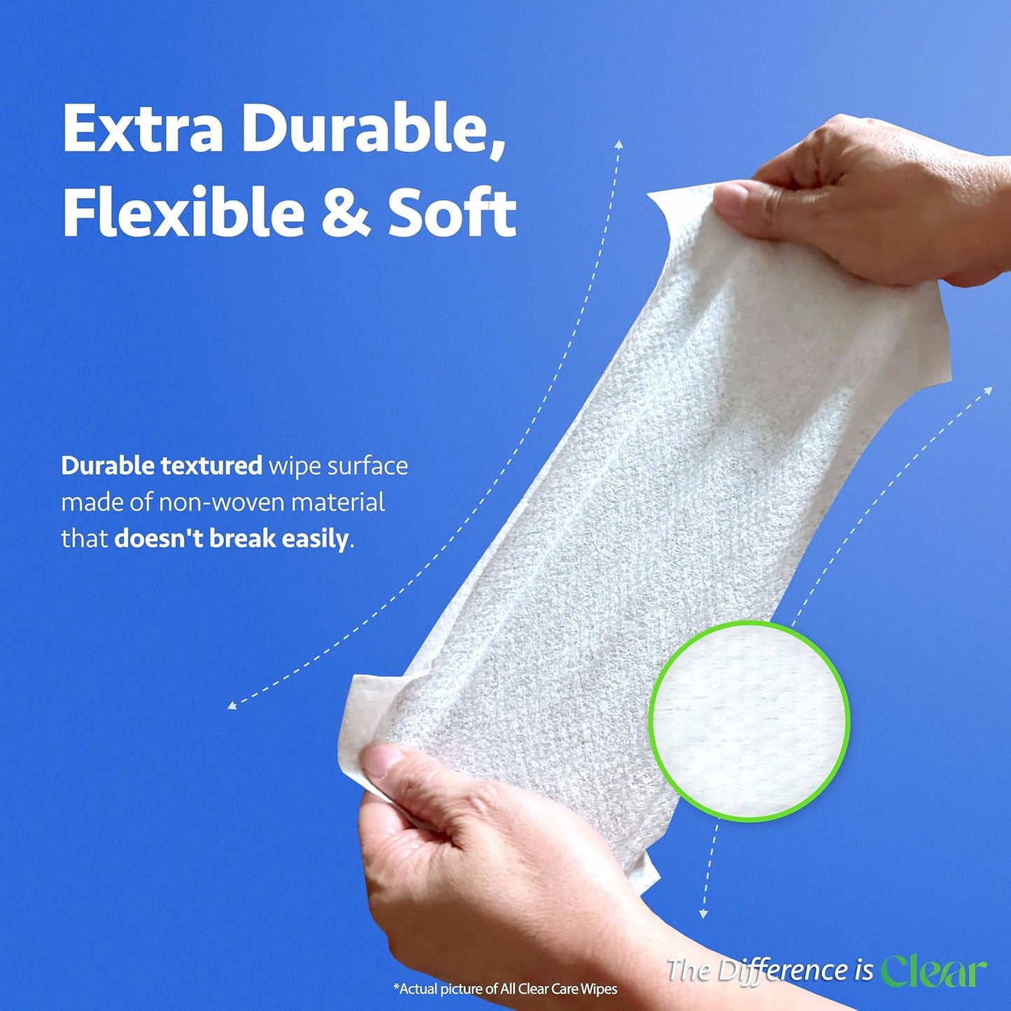 Baby Wipes, Unscented Wipes for Sensitive Skin, Large Soft Durable & 99% Water Based, Gentle & Hypoallergenic for Babies & Adults, Vitamin E and Aloe, Flip Top Lid, 3 Pack (240 Wipes)