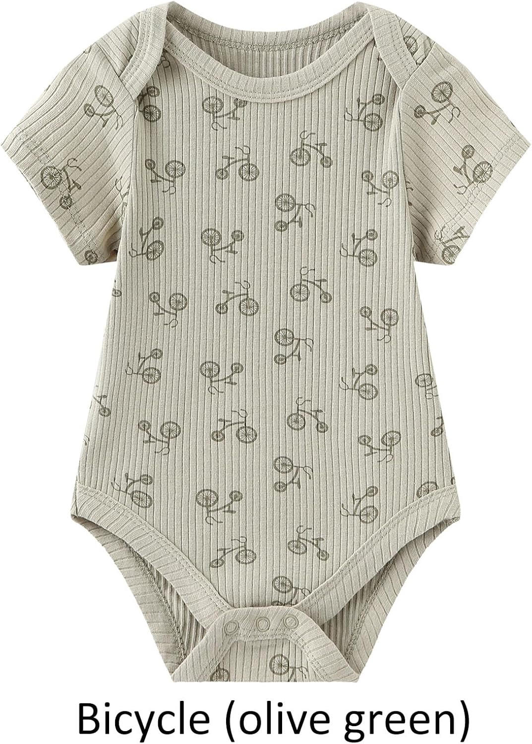 Baby Bodysuit and Pant Set Summer Ribbed Mix Match Infant Boy Girl Clothes Outfits