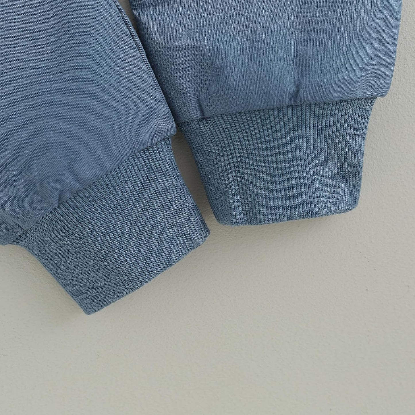 Kupretty Toddler Baby Boy Fall Winter Clothes Color Block Long Sleeve Sweatshirt Pullover Tops + Joggers Pants Outfit Set