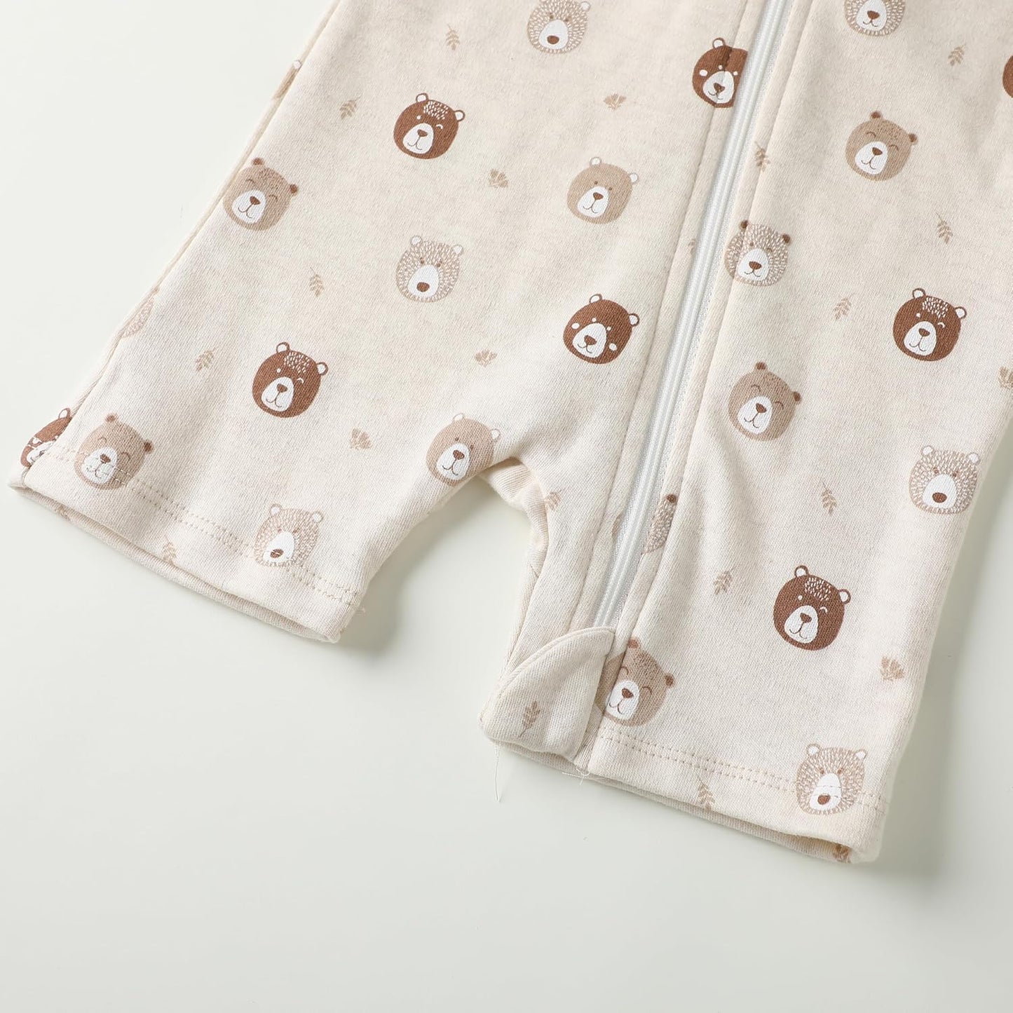 Owlivia Baby Short Sleeve Summer Romper Set, 2 Pack Tank Jumpsuit for Girls and Boys, Cartoon One Piece Coverall Outfit