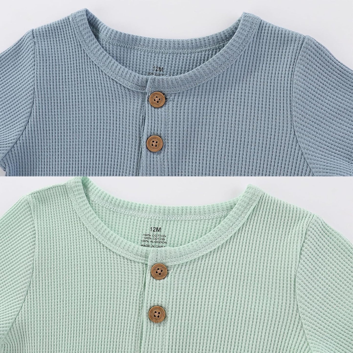 Baby Bodysuits Solid Romper One-Piece Newborn Clothes 2 Pack Baby Shower Gifts