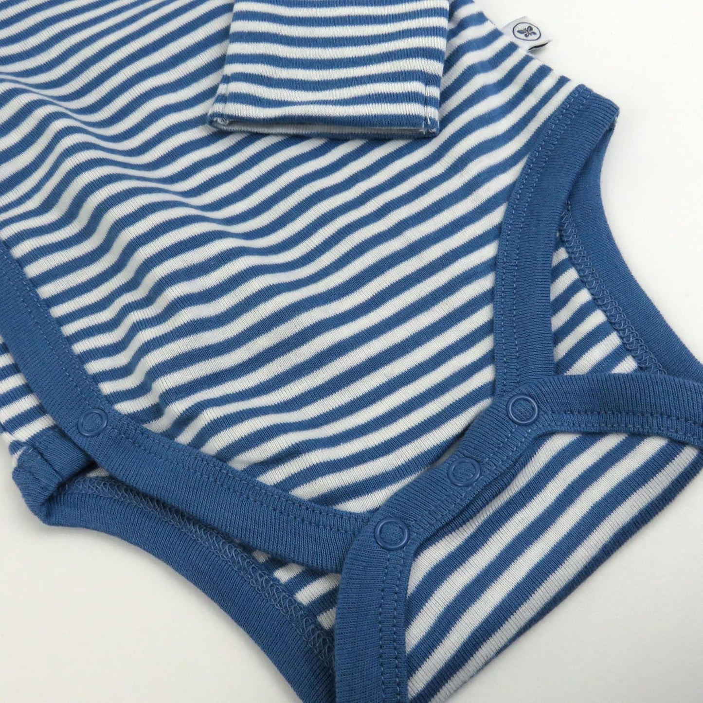 HonestBaby unisex-baby 3-pack Long Sleeve Side-snap Kimono Bodysuits Organic Cotton for Infant Baby Boys, Girls, Unisex