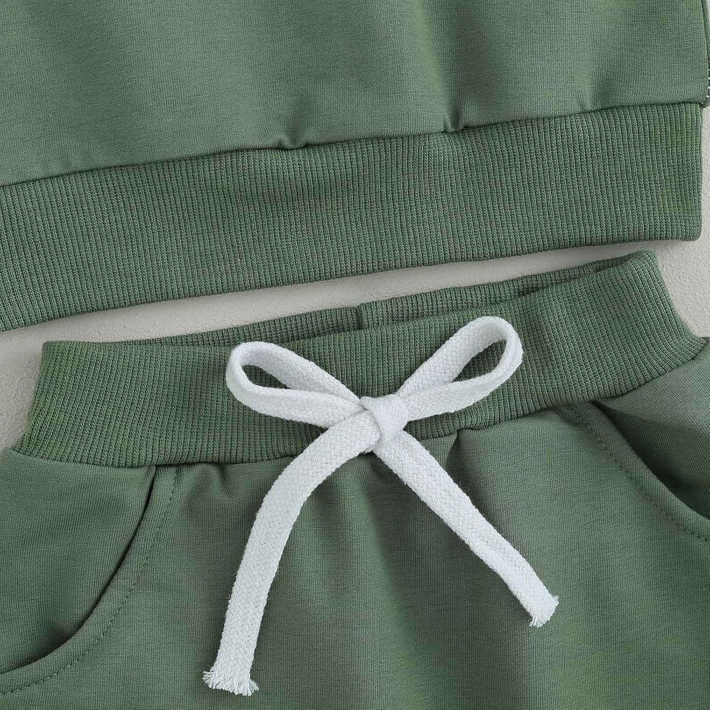 Kupretty Toddler Baby Boy Fall Winter Clothes Color Block Long Sleeve Sweatshirt Pullover Tops + Joggers Pants Outfit Set