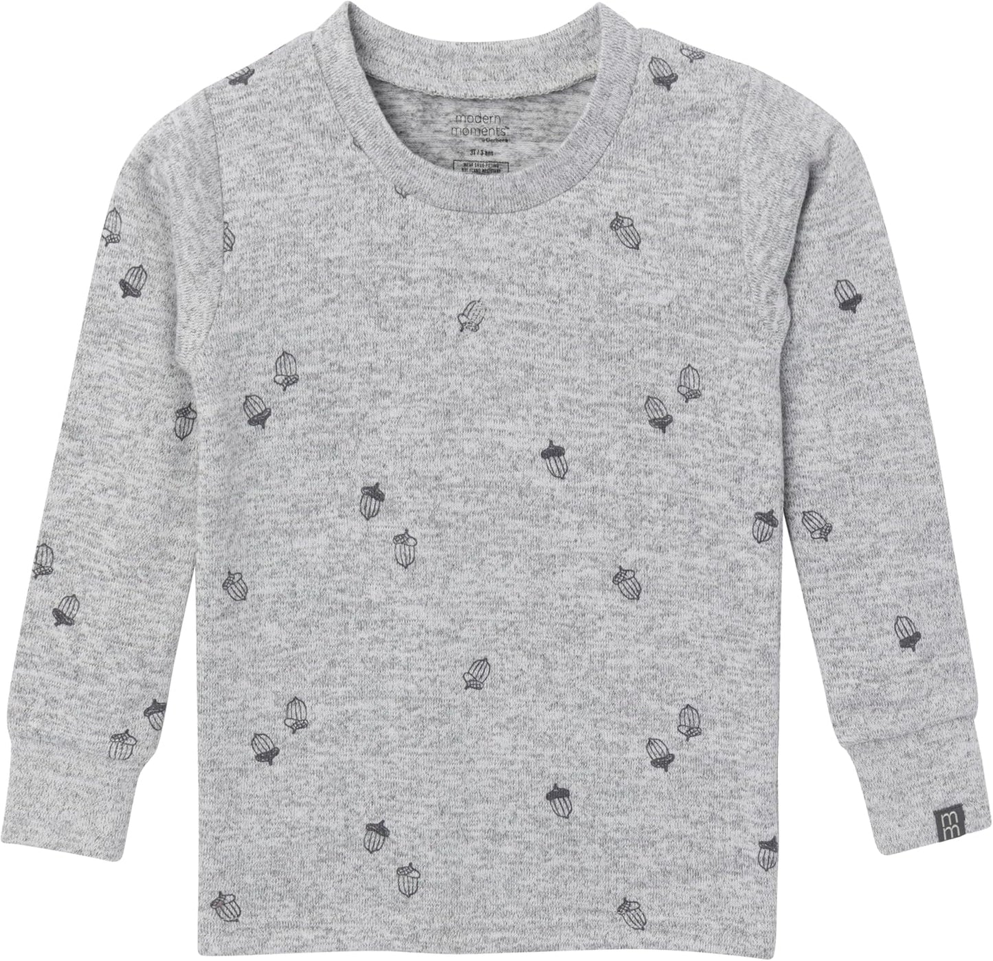 Modern Moments by Gerber Baby and Toddler Hacci Snug Fit 2-Piece Pajama Set