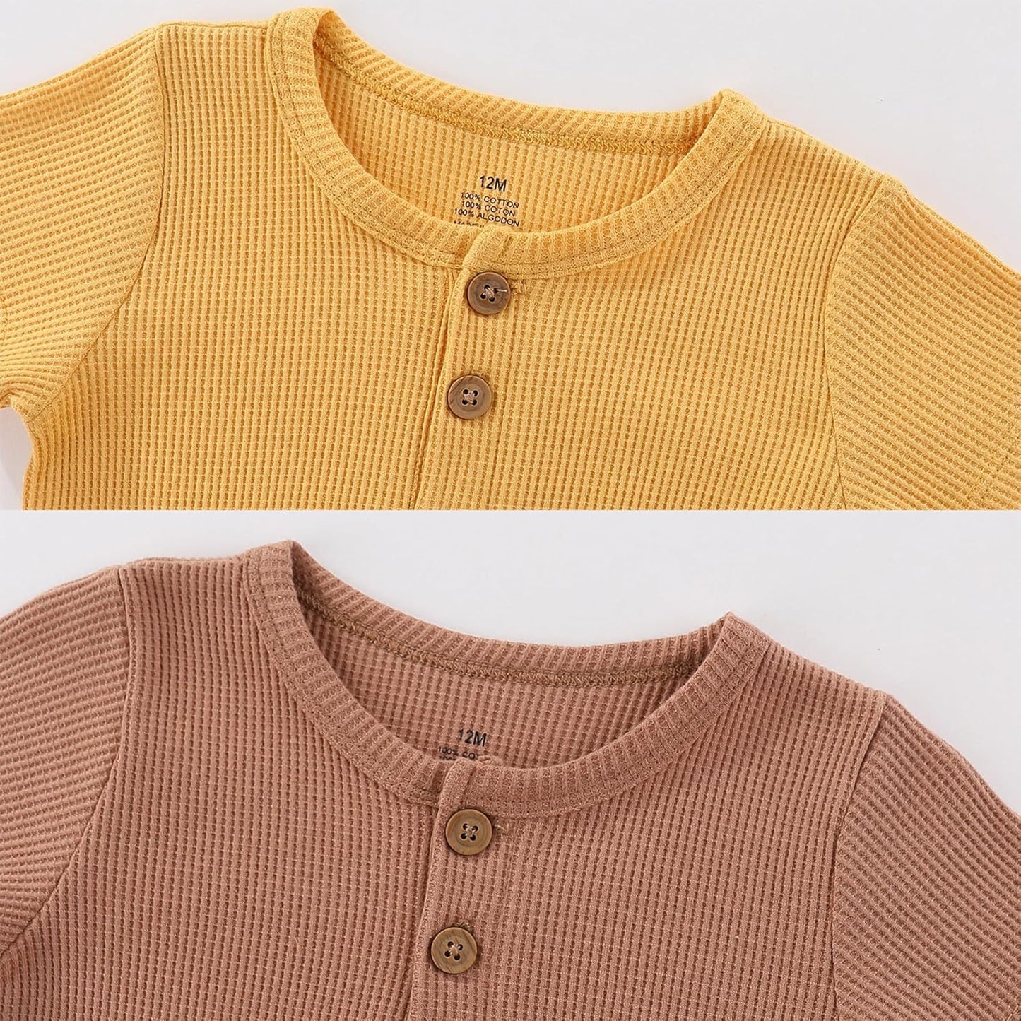 Baby Bodysuits Solid Romper One-Piece Newborn Clothes 2 Pack Baby Shower Gifts