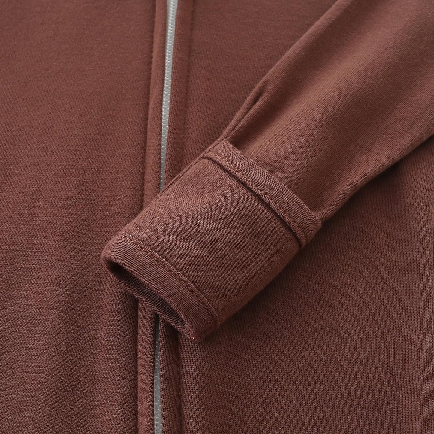 Baby Romper 100% Organic Cotton Pajamas One Piece Long Sleeve Zipper Footie Onesie for 0~12M Baby