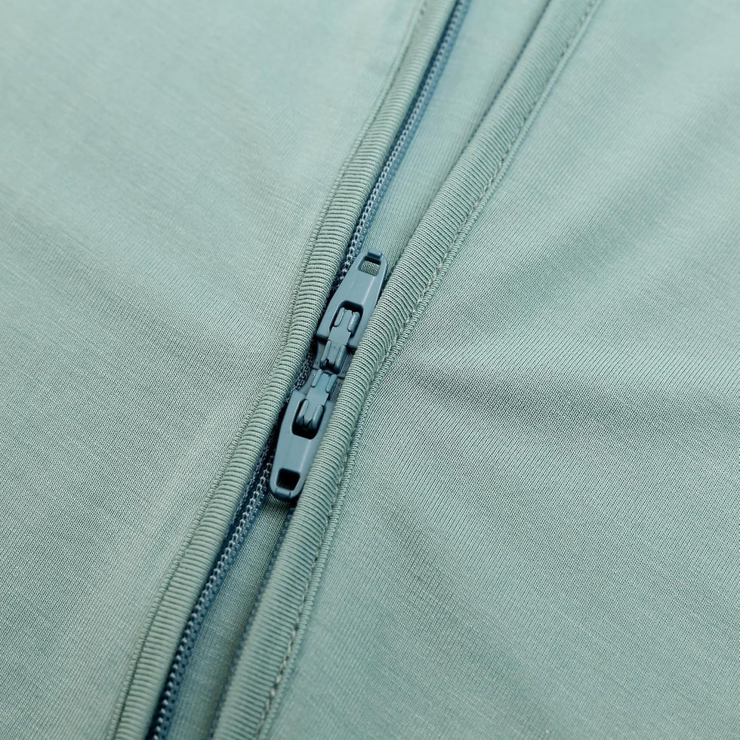 JunNeng Baby 2 Pack Rayon of Bamboo Romper Sleeper 2 Way Zipper Short Sleeve Jumpsuit Zipper Footless One-piece