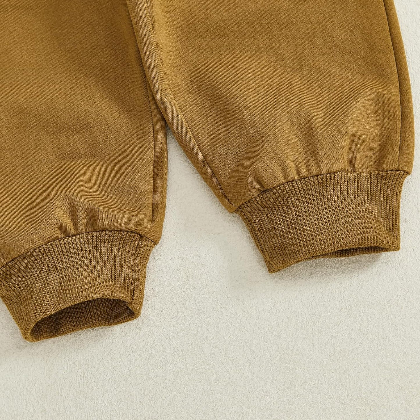 Kupretty Toddler Baby Boy Fall Winter Clothes Color Block Long Sleeve Sweatshirt Pullover Tops + Joggers Pants Outfit Set