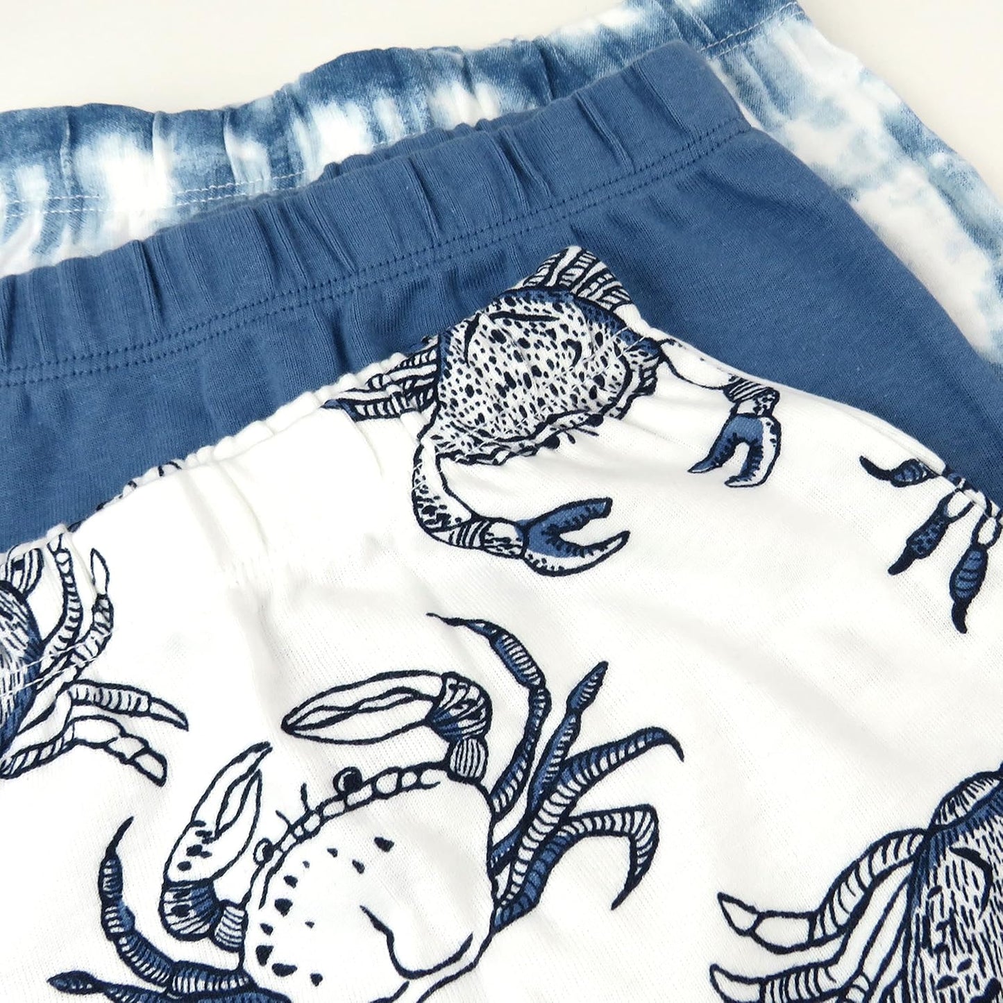 HonestBaby 3-pack Footed Pants Roomy Fit Pull on Bottoms 100% Organic Cotton for Infant Baby Boys, Girls, Unisex