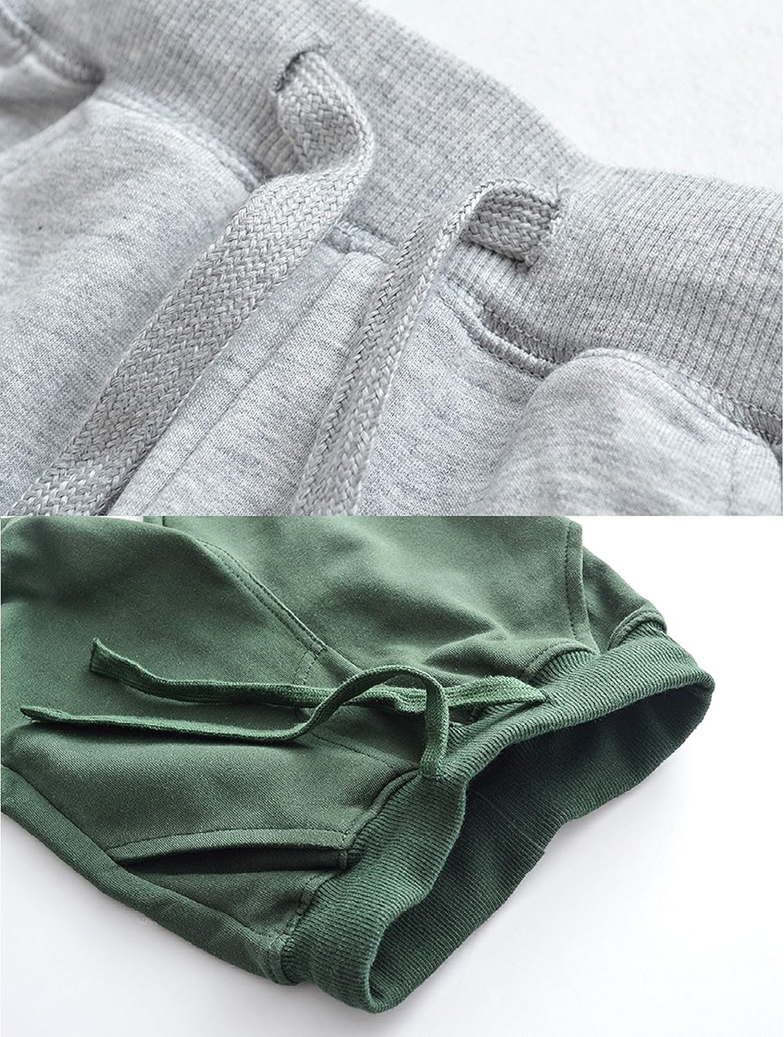 HUAER& Baby Boy's Jogger Pants Dinosaur Car Drawstring Elastic Sweatpants