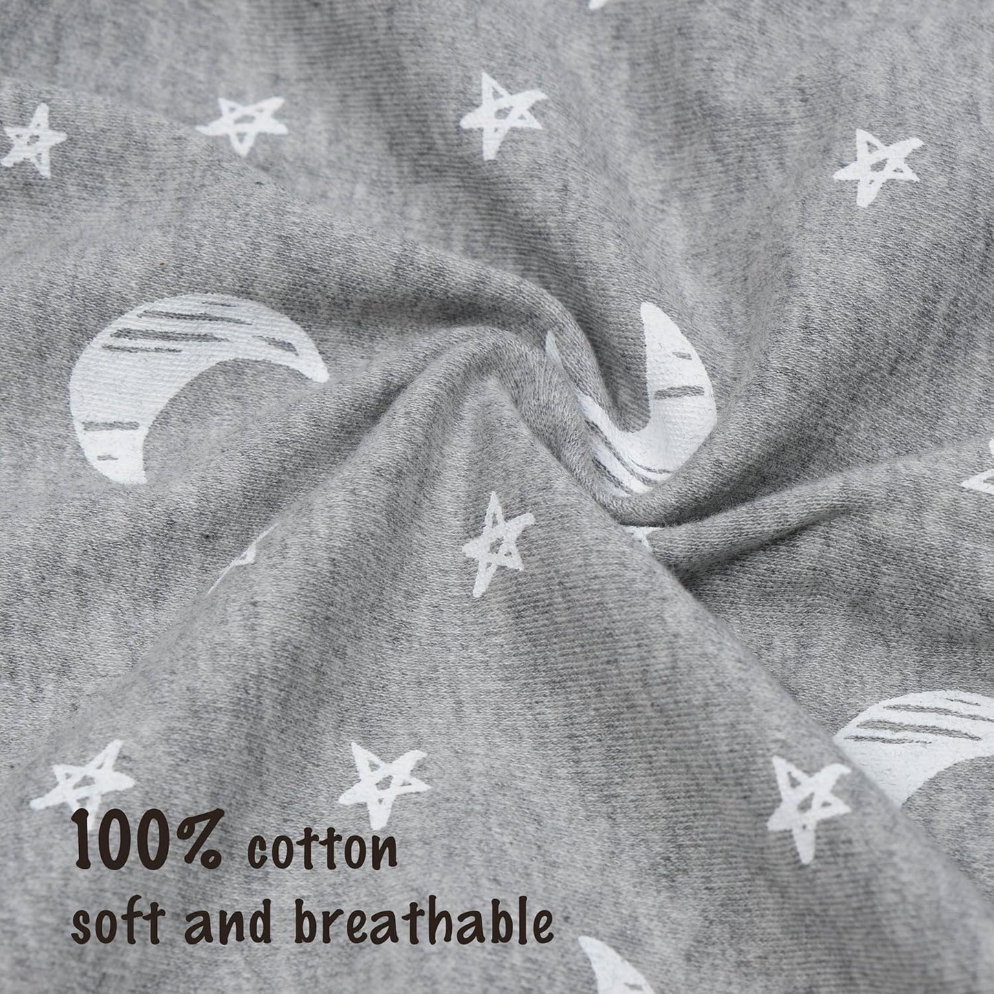 Baby Boys Girls Cotton Footies Multi Pack Long Sleeve Baby Footed One-Piece Jumpsuit Multi Pack