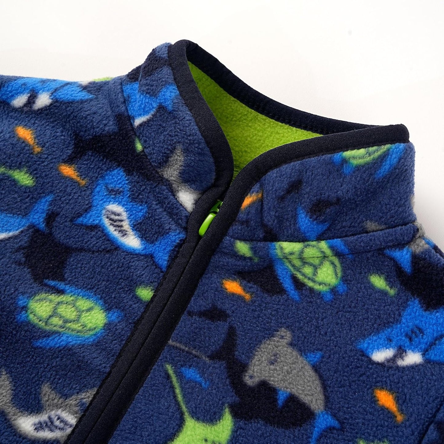 Toddler Fleece Jacket Kids Lightweight Outerwear Boys Girls Long Sleeve Fall Spring Coat 2-12 Years