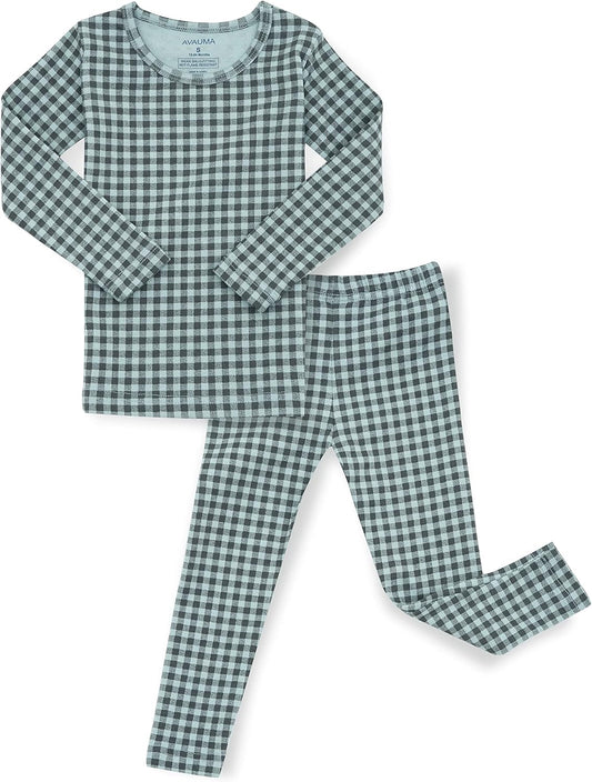 AVAUMA Baby Boys Girls Pajama Set 6M-7T Kids Cute Toddler Snug fit Pattern Design Pjs Cotton Sleepwear