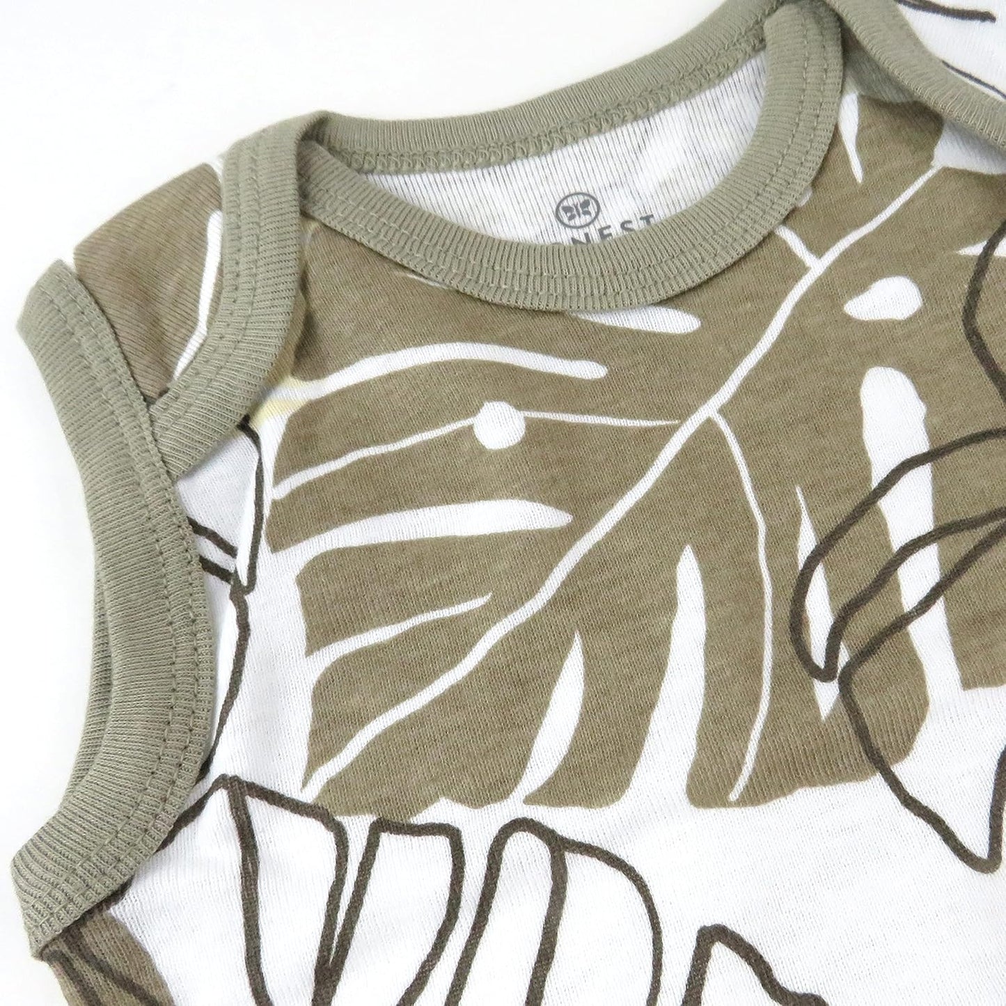 Sleeveless Bodysuits One-piece 100% Organic Cotton for Baby Boys, Girls, Unisex