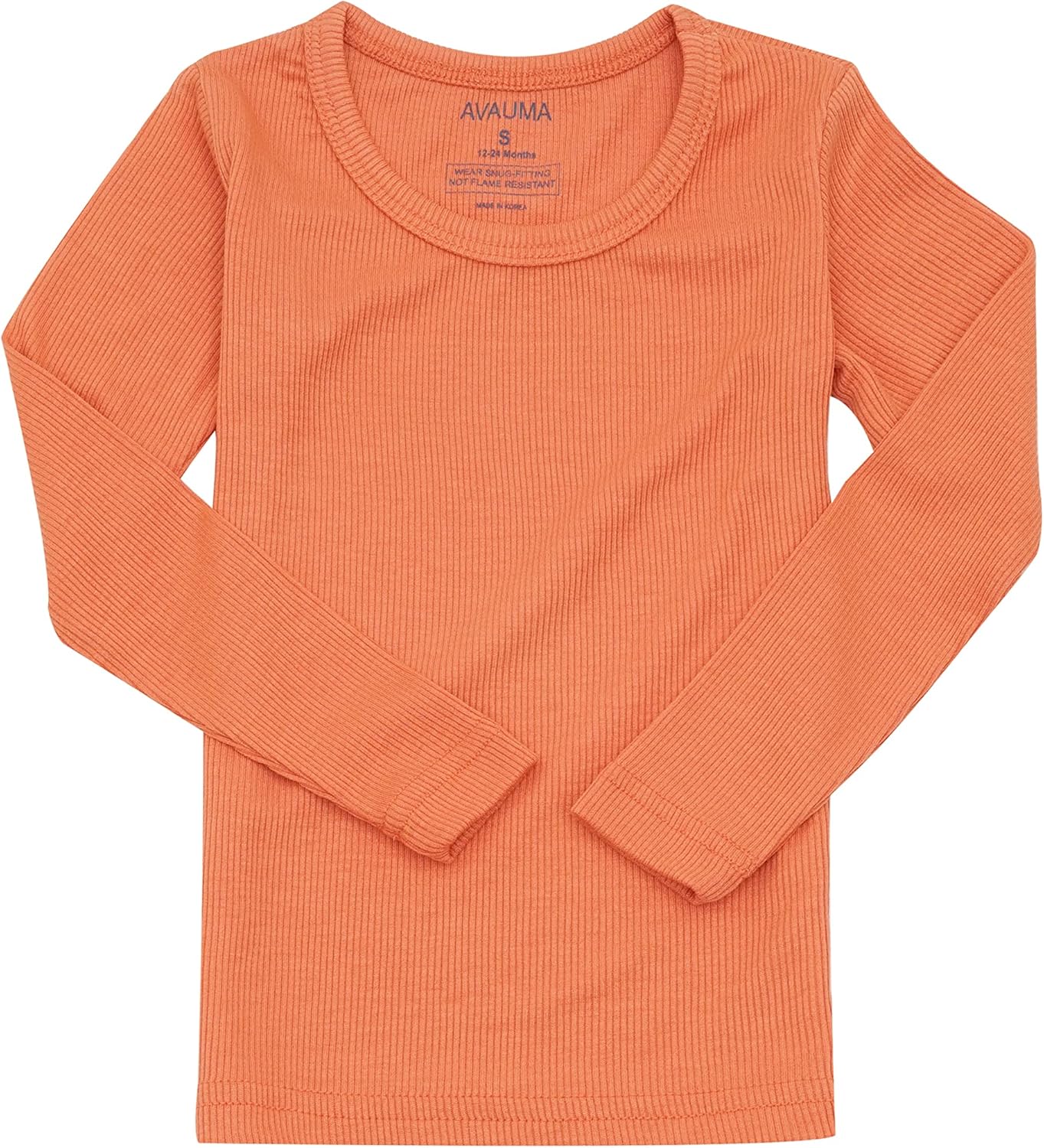 AVAUMA Baby Boys Girls Pajama Set Kids Toddler Snug fit Ribbed Sleepwear pjs for Daily Life Style