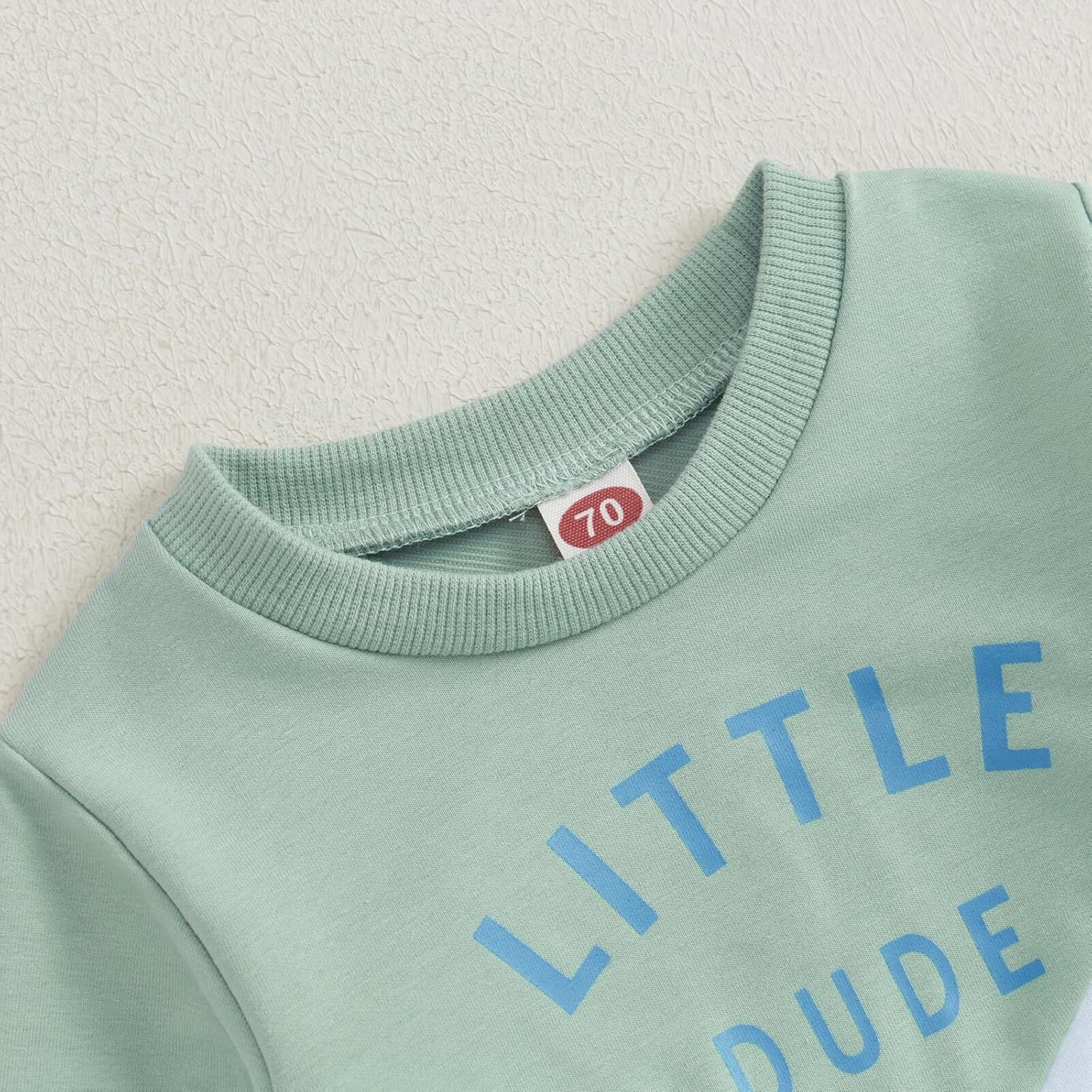 Kupretty Toddler Baby Boy Fall Winter Clothes Color Block Long Sleeve Sweatshirt Pullover Tops + Joggers Pants Outfit Set