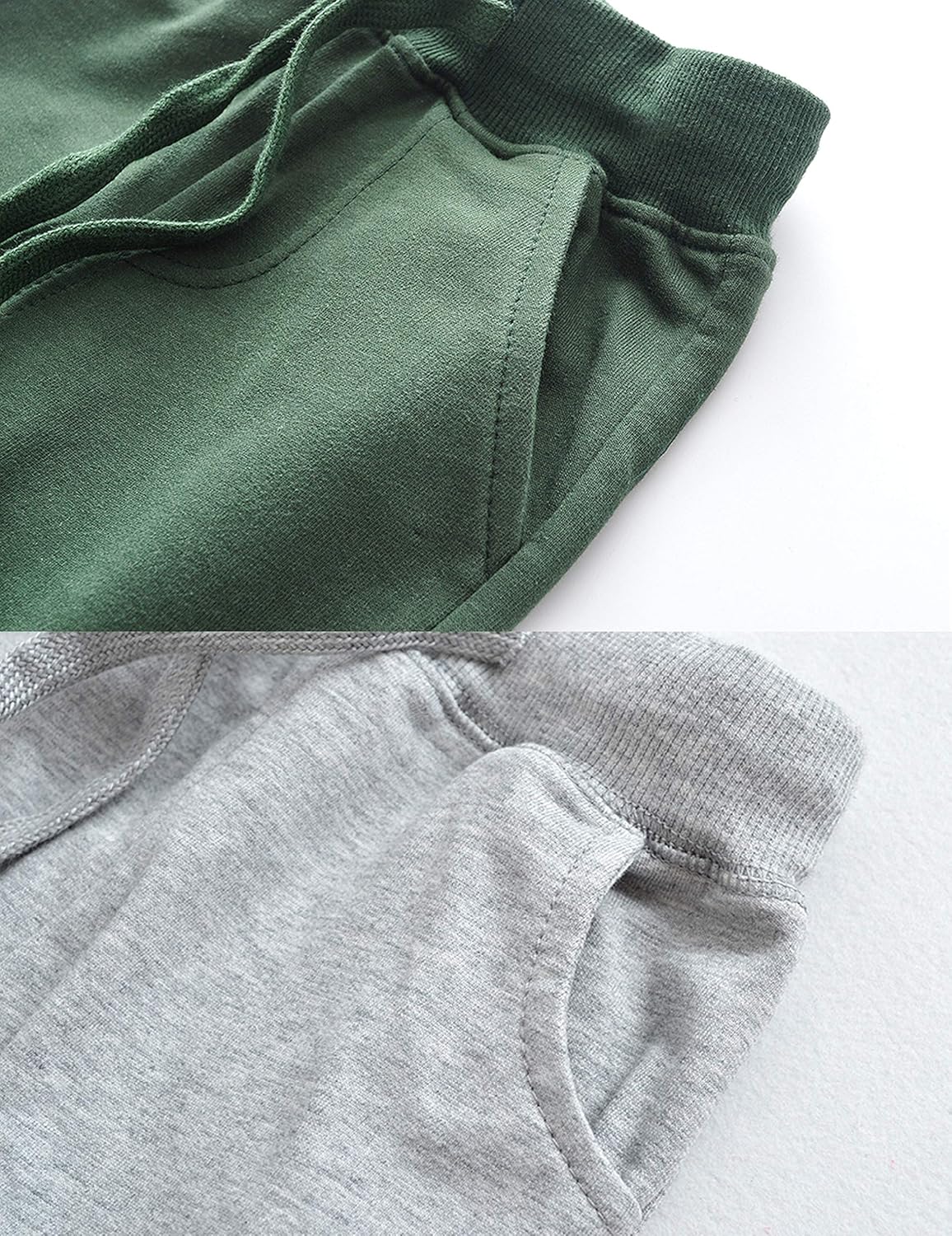 HUAER& Baby Boy's Jogger Pants Dinosaur Car Drawstring Elastic Sweatpants