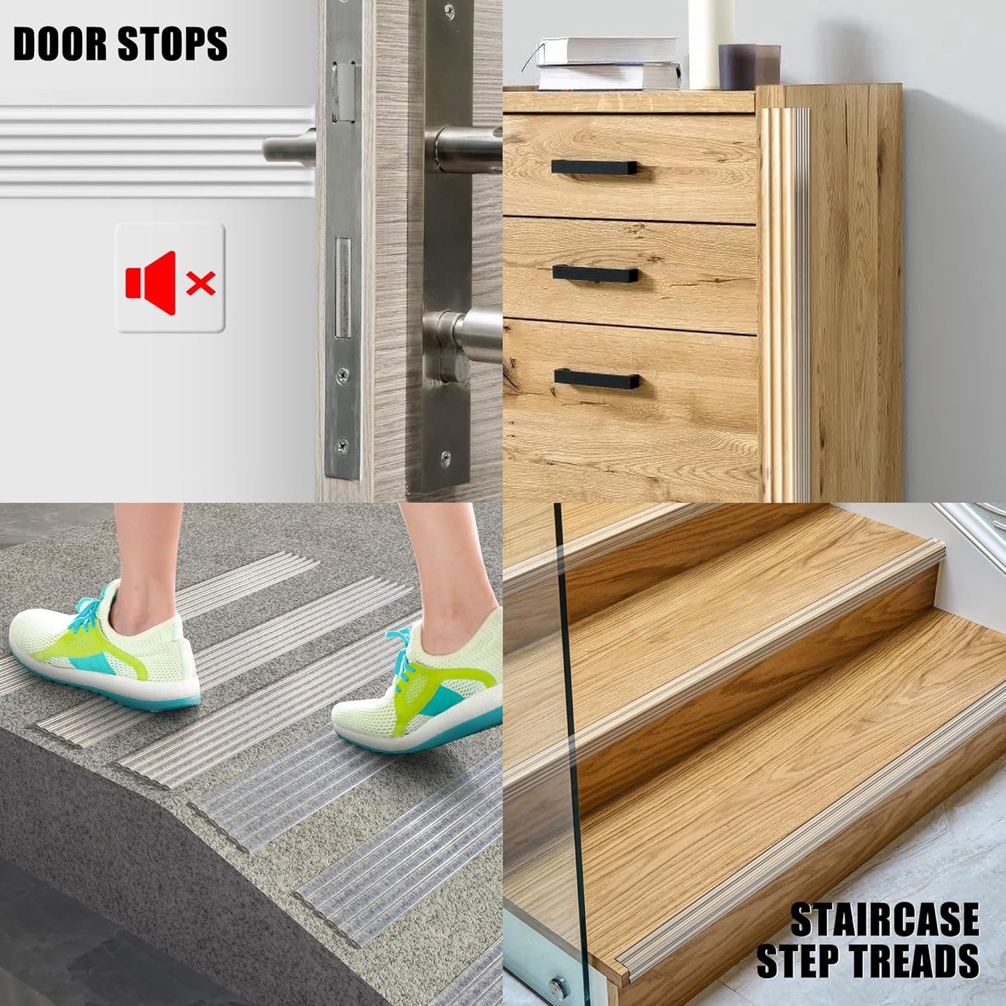 Wall Corner Protector Edge Guard - Peel and Stick Self-Adhesive Wall Trim Moulding, Inside & Outside Corner Molding Trim Caulk Strip for Wall Edge, Ceiling, Countertop – Clear, 1.18INx4FT