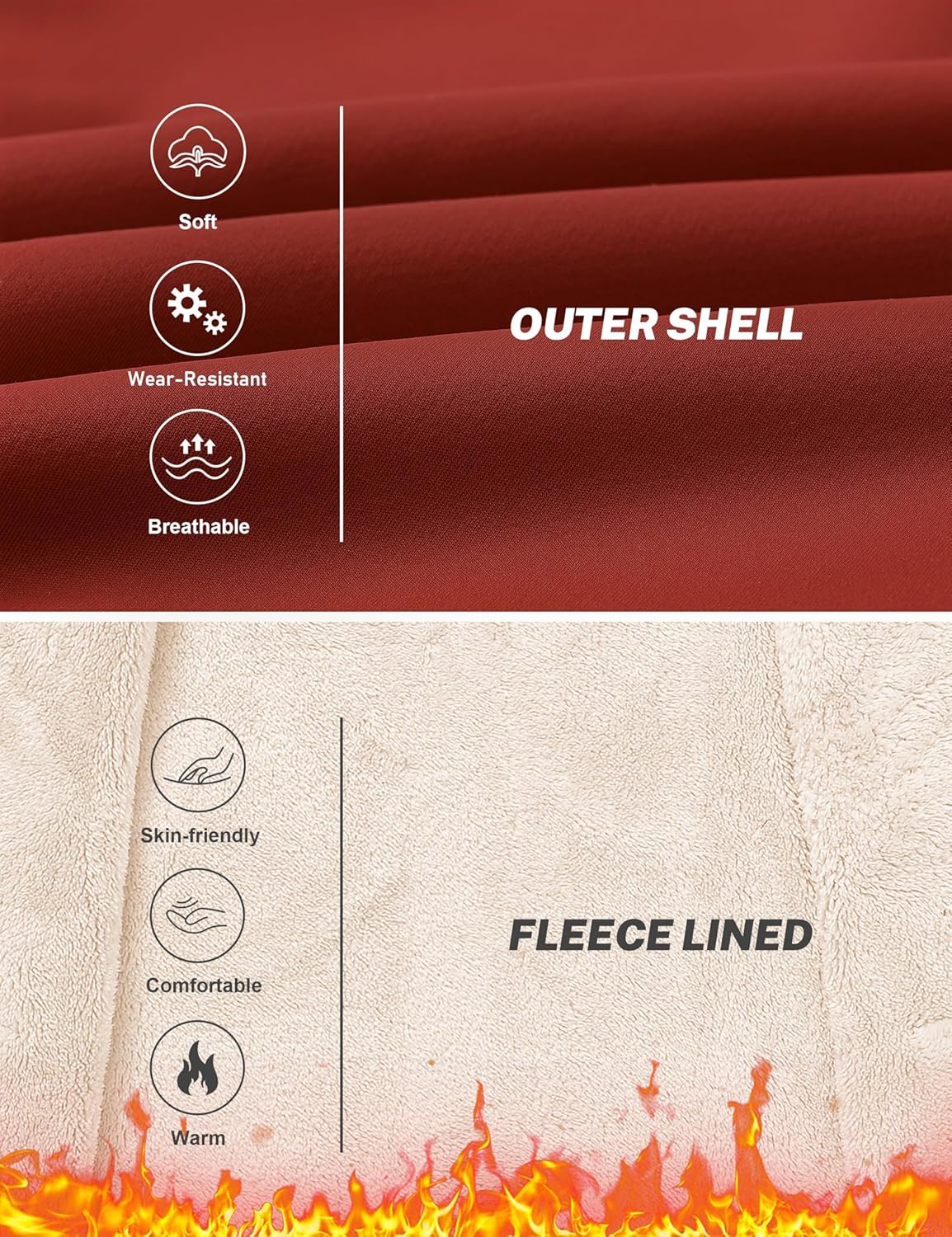 MoFiz Kids Fleece Jackets Sherpa Lined Hoodie Jacket Hooded Zip up Sweatshirt Coats for Boys Girls Winter Casual Outerwear