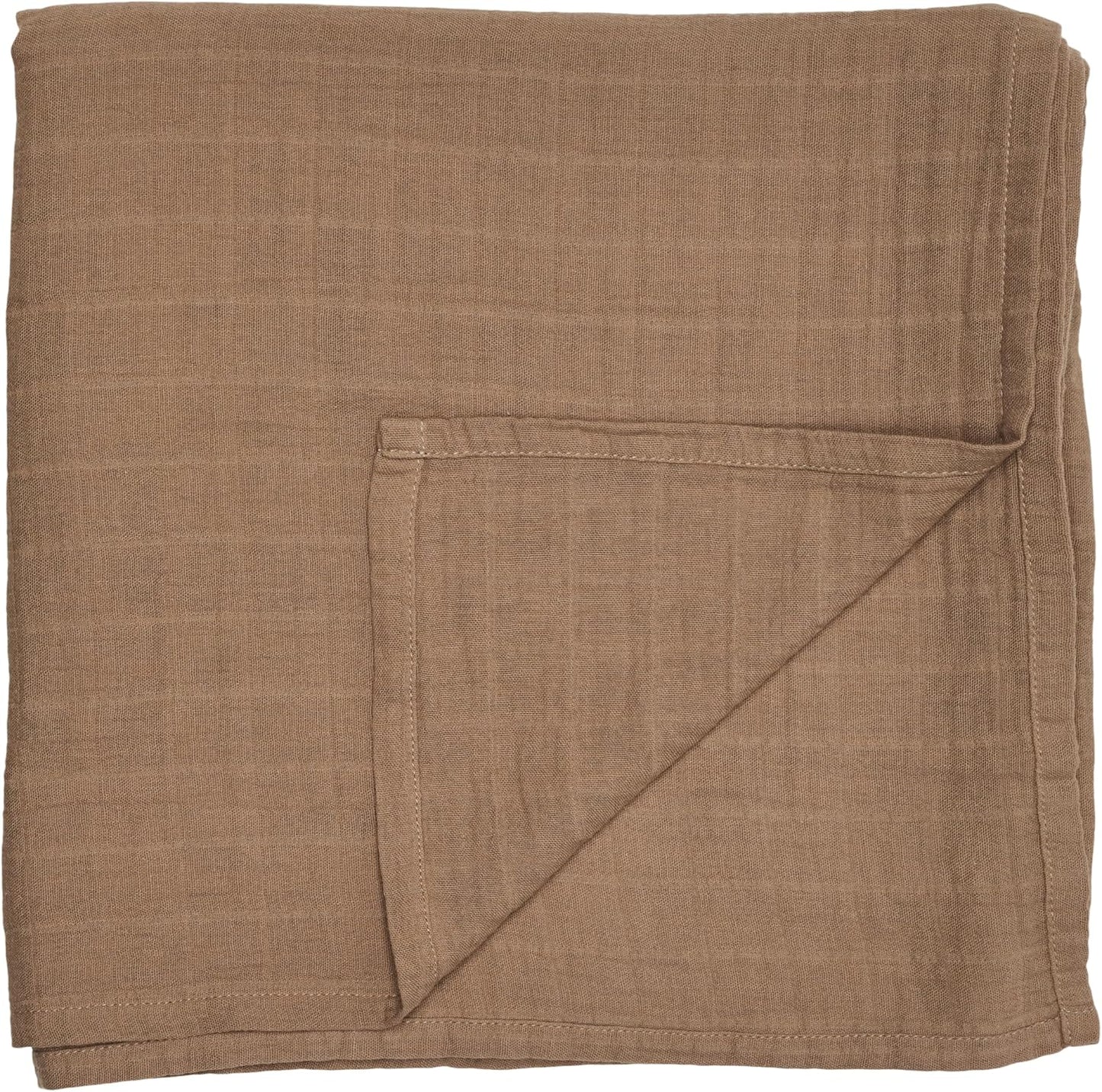 Swaddle - 100% Organic Cotton - Muslin Swaddle Blankets for Newborn, 47" x 47" (Natural)